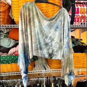 Poncho type top